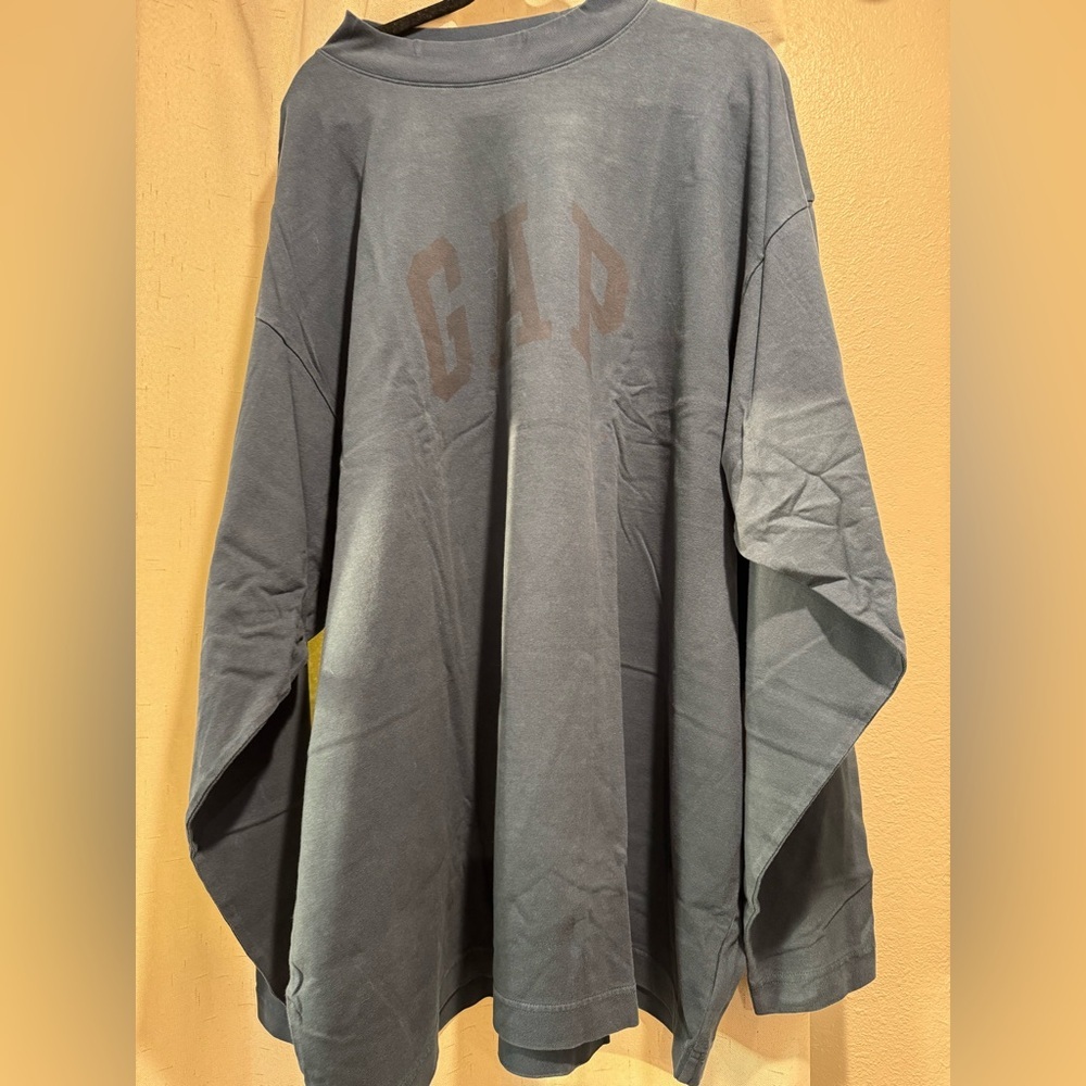 Yeezy Gap by Balenciaga Dove Longsleeve Tee Black. New W/O tags. XL - Picture 2 of 3